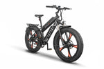 Emmo E-Wild X Electric Fat Bike Dual Motor Dual Battery Ebike Black Front