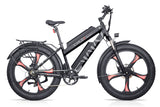 Emmo E-Wild X Electric Fat Bike Dual Motor Dual Battery Ebike Black Side