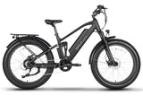 Emmo GWild Electric Mountain Bike Full-Suspension Fat Ebike Black Side