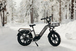 Himiway-Big-Dog-Step-Thru-Cargo-Commuting-E-Bike-on-Snow