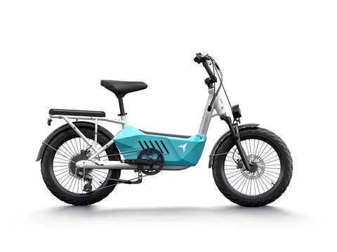 Himiway-C3-Long-Range-Cargo-E-Bike-Ocean-Blue-Right-Side