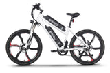 Emmo Monta X2 Electric Mountain Bike Dual Motor E-MTB Ebike White Side