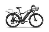 Emmo Monta C2 Electric Mountain Bike E-MTB Ebike Grey Side Cargo Rack