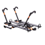 kuat-nv20-nv23g-orange-gray-3-bike-hitch-rack-raised-arms-angle