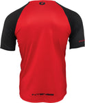 Thor Intense Assist MTB Jersey Short Sleeve Dart (Black/Red)